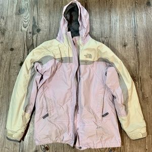 The North Face Winter Coat Purple/Grey